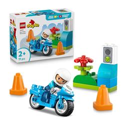 Lego 10471 Duplo Town Motocicletta Blu Della Polizia