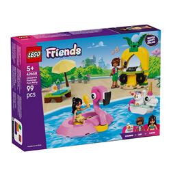 Lego 42658 Friends Pool Party con Unicorno e Fenicotteri