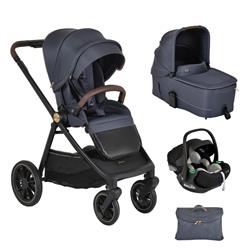 Trio Celebrity Graystone con Car Seat Onyx Reclinabile grey