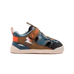 48908 Scarpina aperta blu camel