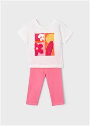 3732.55 Completo leggings corto geranio