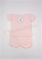 2906 Completo corto 2 pezzi rosa