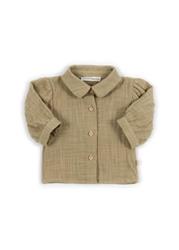 1105 Camicia maniche lunghe mostarda