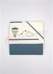 Balloon Set Lenzuola Carrozzina panna agave 90x120 3 pezzi