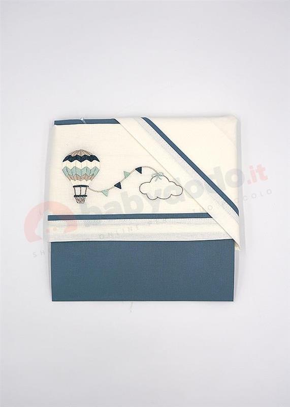 Balloon Set Lenzuola Carrozzina panna agave 90x120 3 pezzi