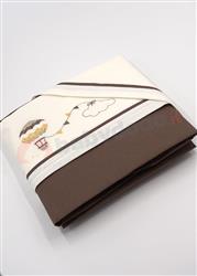 Balloon Set Lenzuola Carrozzina panna moka 90x120 3 pezzi