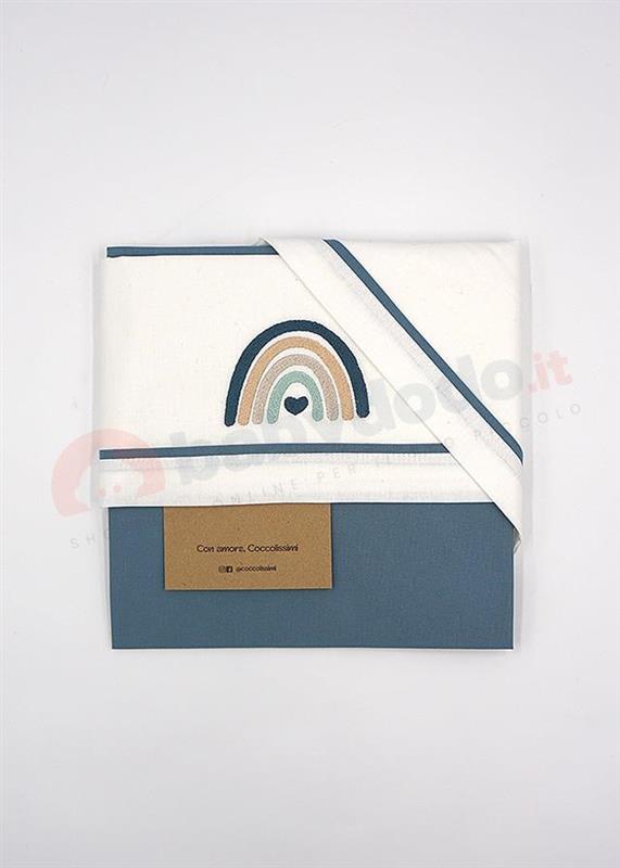 Rainbow Set Lenzuola Carrozzina panna agave 90x120 3 pezzi