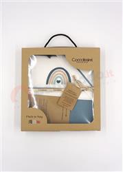 Rainbow Set Lenzuola Carrozzina panna agave 90x120 3 pezzi