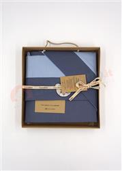Teddy Set Lenzuola Lettino panna avio 120x180 3 pezzi