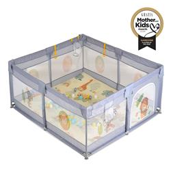 GameZone Tappeto con Recinto grey 120x120