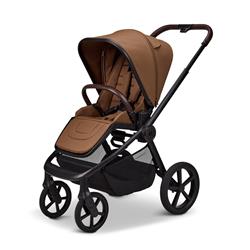 Trio Moon Resea Fold Cognac con Seggiolino Cosmo Black