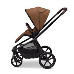 Trio Moon Resea Fold Cognac con Seggiolino Cosmo Black